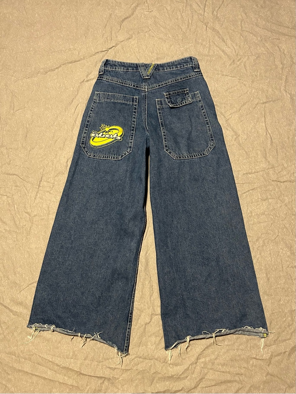 A.LAB Analog Wide Leg Baggy Rave Jeans Blue Wash Size 0 / 26